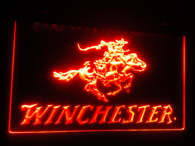 Enseigne lumineuse Winchester