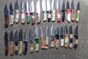Couteaux de chasse damas original