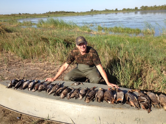 Action de chasse en Camargue