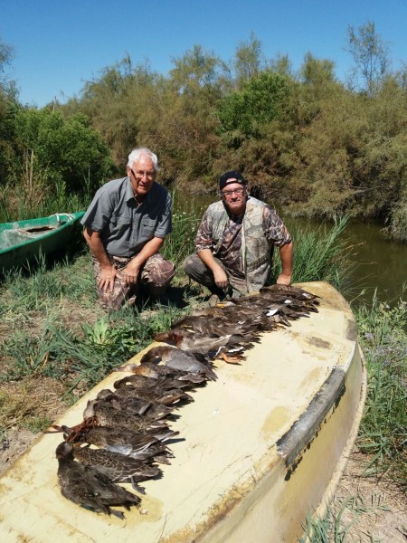 Action de chasse en Camargue