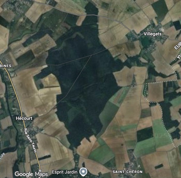 Bail de chasse - Eure/Yvelines 1h à l'ouest de Paris - 400 HA (forêt de 300 HA)